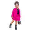 2 Pcs set-Long Sleeve Jacket &  Miniskirt Suit